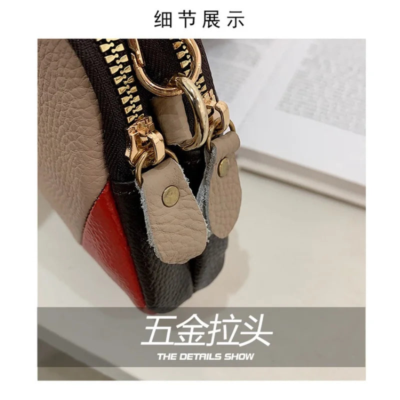 Small Leather Shoulder Messenger Bag