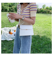 Stone Patent Crossbody Bag Small Handbag Evening Bag