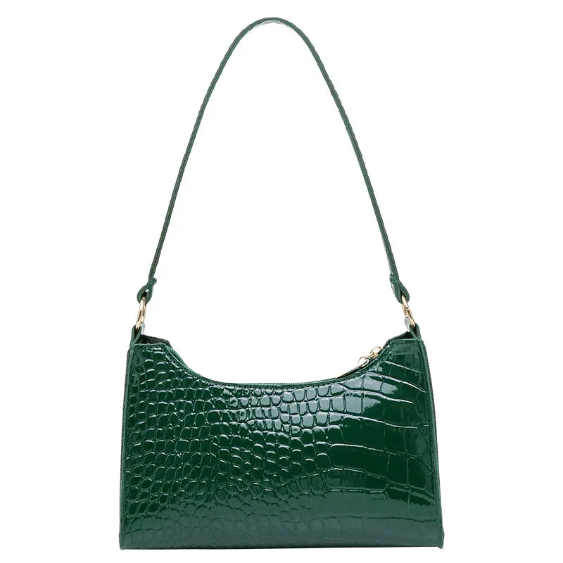Stone Patent Crossbody Bags for Women Small Handbag Small Bag PU Leather Hand Ba