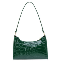 Stone Patent Crossbody Bags for Women Small Handbag Small Bag PU Leather Hand Ba