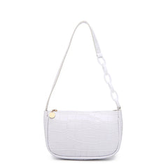 Stone Pattern Ladies PU Leather Shoulder Bag Small Handbags