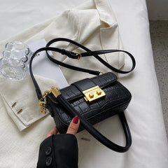 Stone Pattern Leather Underarm Shoulder Bags For Women Handbags and Purses