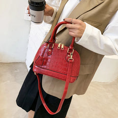 Stone Pattern Shell Bag High-capacity Women Handbag Shoulder Bag