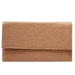 Straw Clutch Purse for Women Beach Handbag Envelope Style