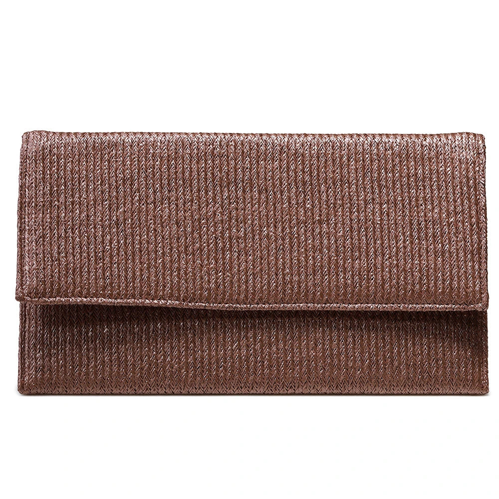 Straw Clutch Purse for Women Beach Handbag Envelope Style