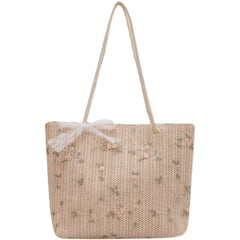 Straw Crossbody Bag Bohemian Knitting Summer Purse Handbag Beach Bags