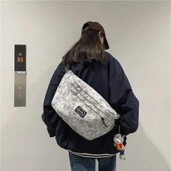 Street Hip-hop Waist Bag Unisex Nylon Fanny Pack Chest Pack