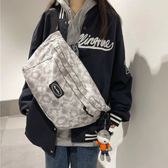 Street Hip-hop Waist Bag Unisex Nylon Fanny Pack Chest Pack