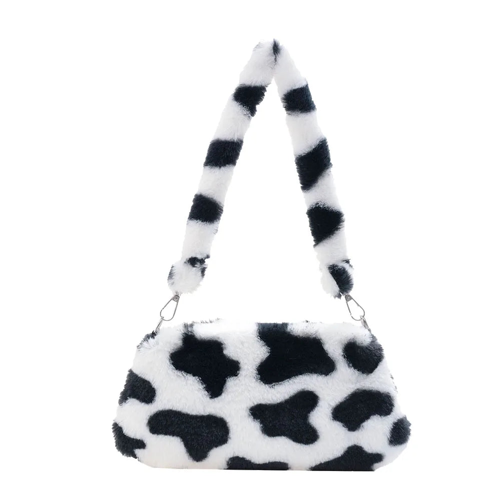 Retro Animal Small Shoulder Bags for Women - Street Underarm Purse Clutches