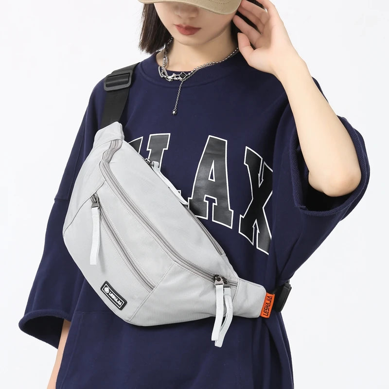 Large Capacity Waist Bag Unisex Shoulder Messenger Bags Hip hop Belt Bags