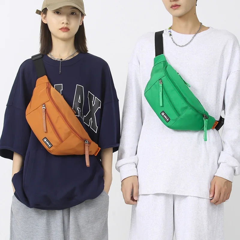 Large Capacity Waist Bag Unisex Shoulder Messenger Bags Hip hop Belt Bags
