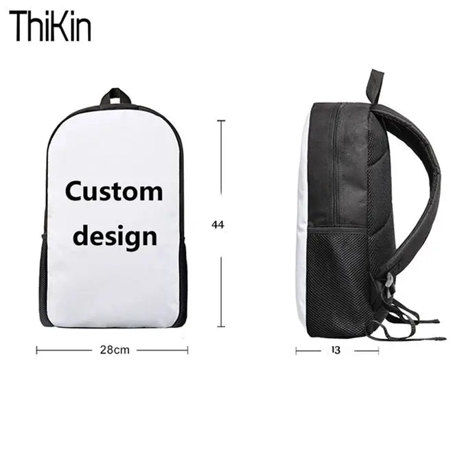 Teen Girls Flower Printing School Bag Large Size