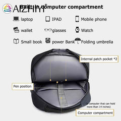 Student Travel Laptop Backpacks USB Charging School Bags Big Senior Bag