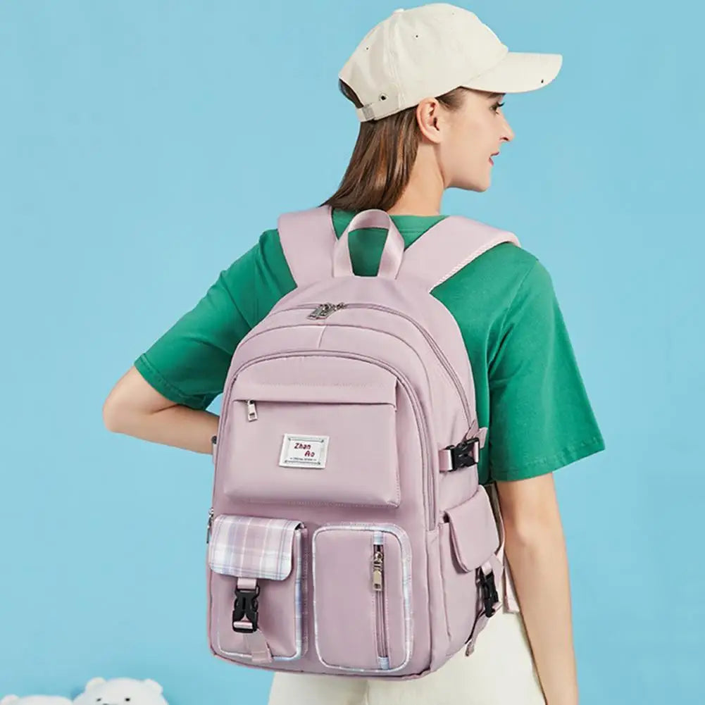 Waterproof Oxford Cloth Students Backpack School Bag