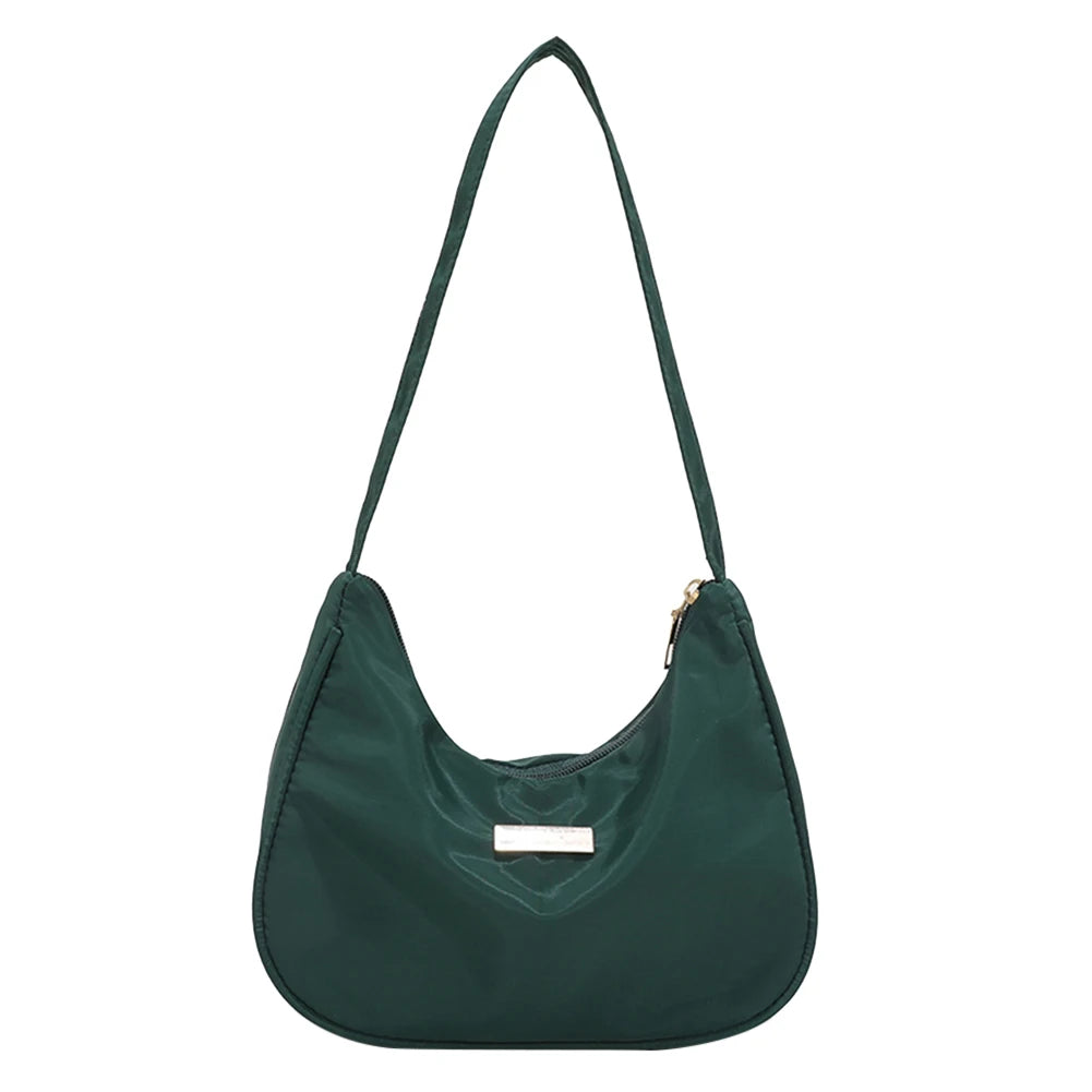Stylish Women Shoulder Bag Vintage Nylon Handbag Purse for Travel