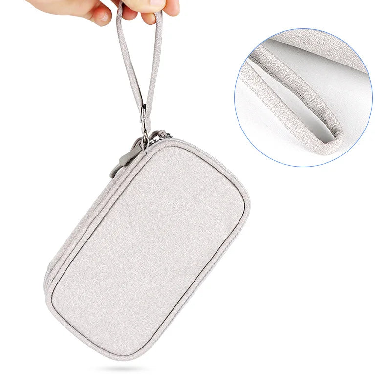 Travel Storage Portable Zipper Cosmetic Bag Waterproof Cosmetic Bag SMO5