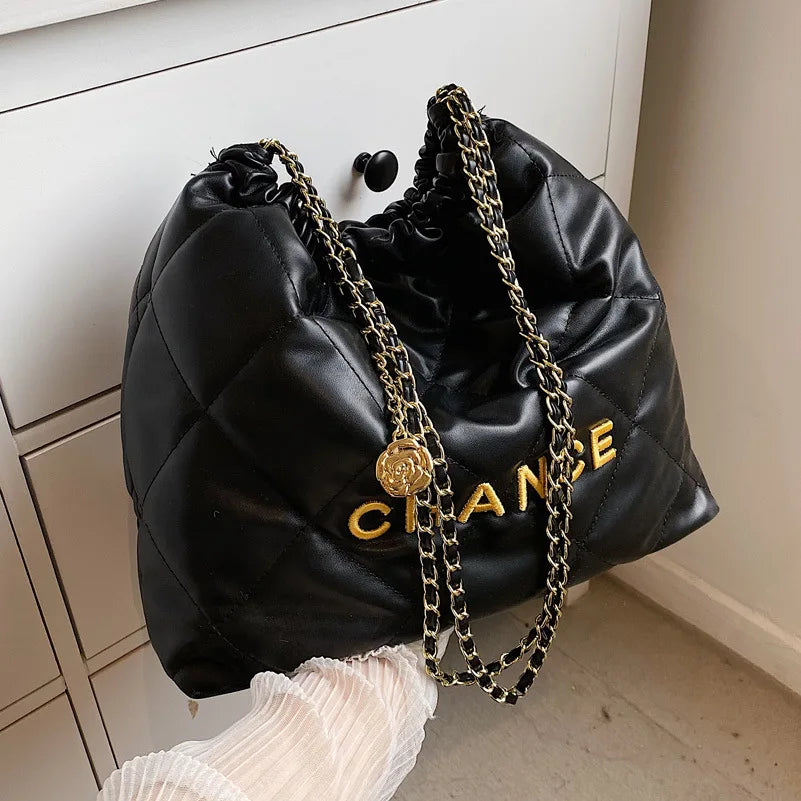Summer High Rhombic Chain Messenger Bag Set