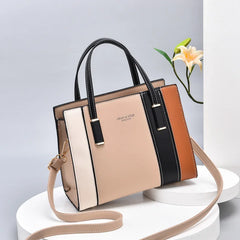 Summer All-match Contrast Handbag Women One-shoulder Messenger Bag