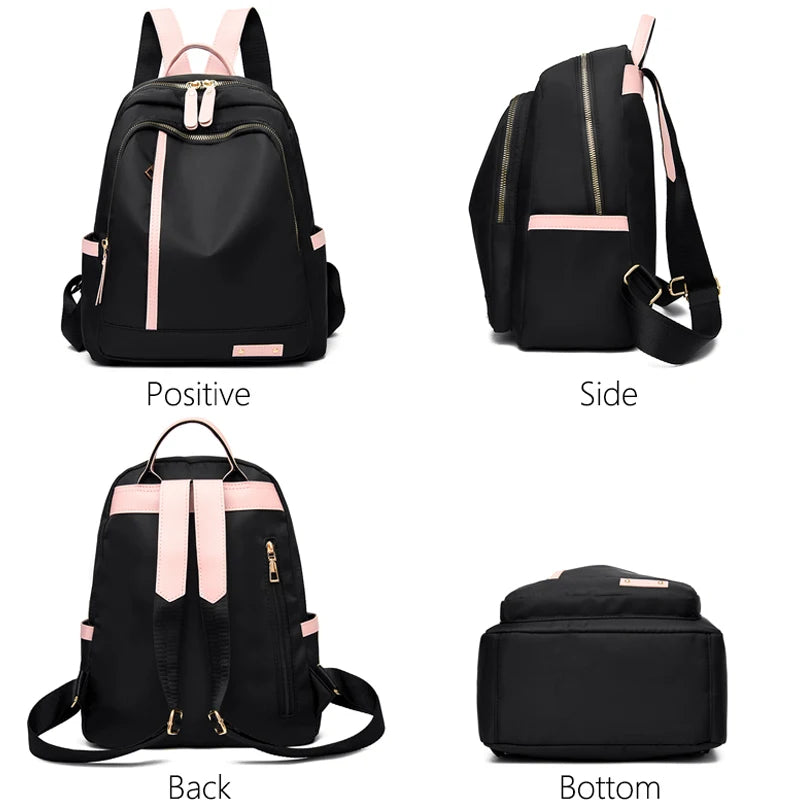 Stylish Summer Backpack for Women Oxford School Rucksack Bag Bagpack