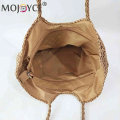 Summer Beach Vacation Bags Casual Hollow Shopping Tote Bag Large Capacity