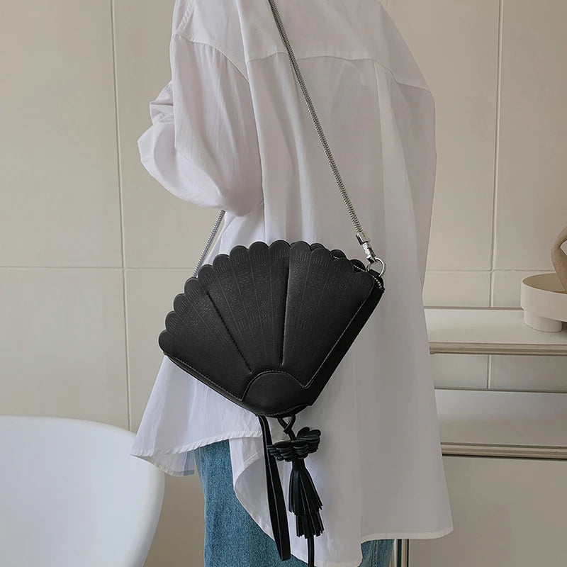 Summer Chain Women Shoulder Bag High Leather Lady Crossbody Bag Purse