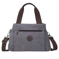 Casual Solid Shoulder Bag Messenger Bag Student School Travel Shopping Bag