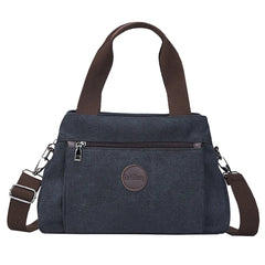 Casual Solid Shoulder Bag Messenger Bag Student School Travel Shopping Bag