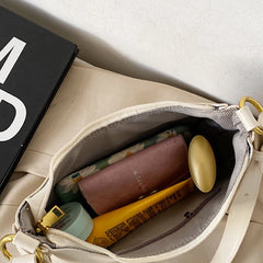 Summer Half-moon Underarm Bag PU Leather Shoulder Bag