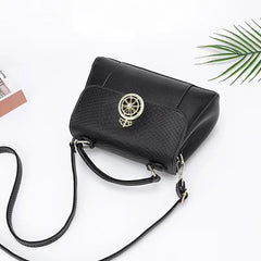 Summer Ladies Solid Leather Handbags High End Multifunctional One Shoulder Messe