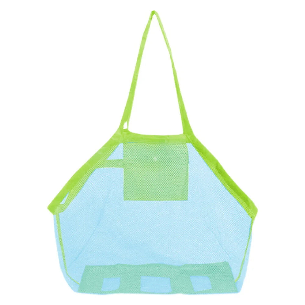 Large Mesh Beach Bag for Towels Toys Waterproof Pocket Outdoors Picnic Tote