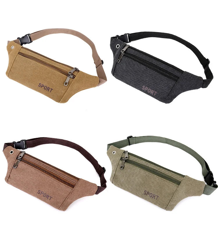 Men's Outdoor Sports Waist Pack Fitness Running Chest Bag