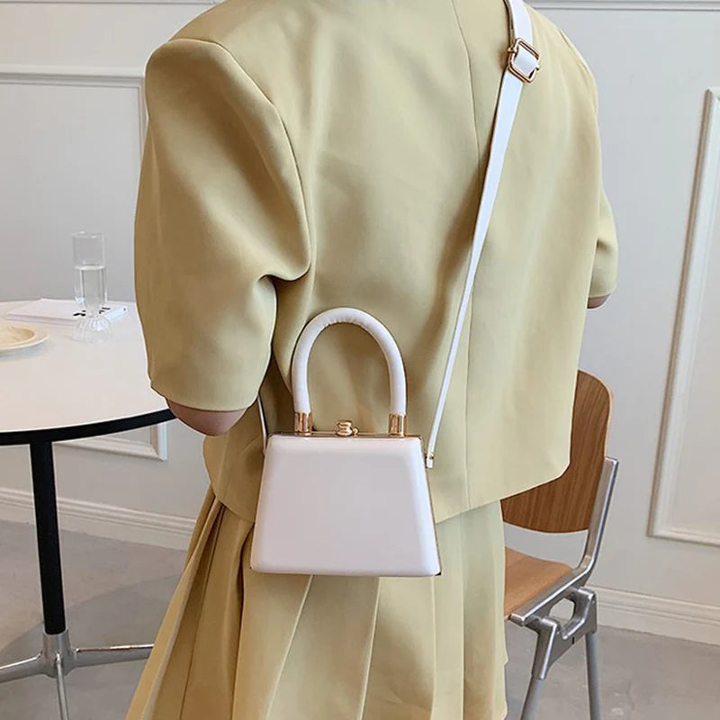 Summer Soft-Faced Pu Women's Shoulder Bag Square Shoulder Bag