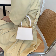 Summer Soft-Faced Pu Women's Shoulder Bag Square Shoulder Bag