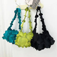 Summer Petal Bag Flower Handbags For Women Causal Shoulder Purse