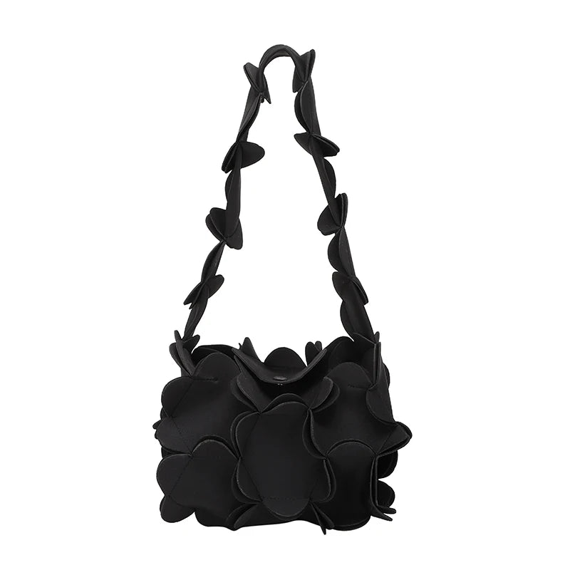 Summer Petal Bag Flower Handbags For Women Causal Shoulder Purse