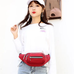 Men Women Oxford Chest Waist Bag Waterproof Running Bag
