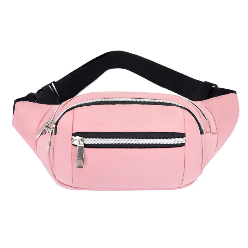 Men Women Oxford Chest Waist Bag Waterproof Running Bag
