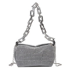 Summer Travel Shoulder Handbags Purses with Bling Diamond Small Crossbody