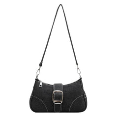 Denim Casual Underarm Shoulder Bag Lady Canvas Single Handbag