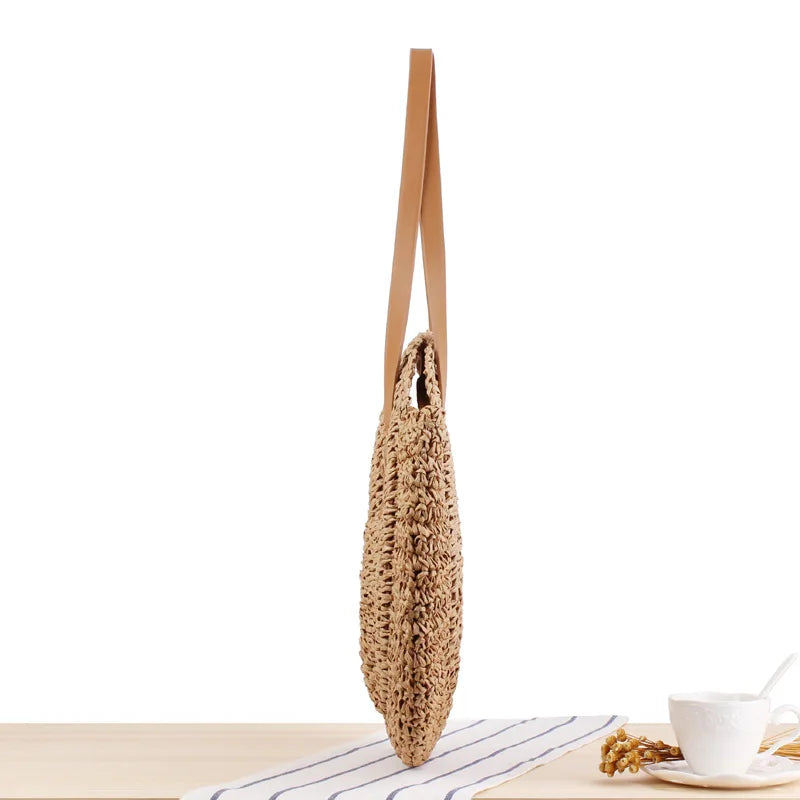Summer Vacation Straw Beach Bag Women Bag
