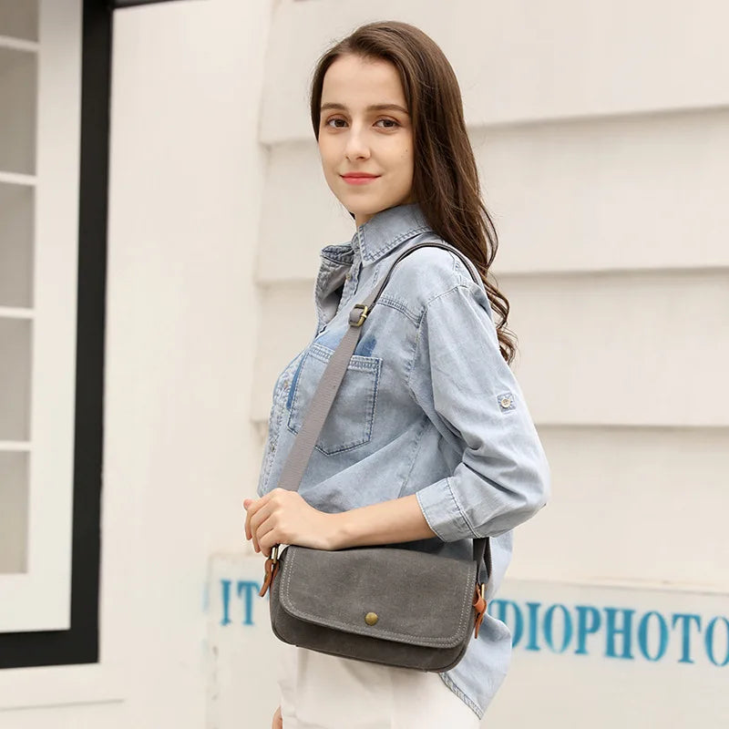Summer Women Handbag Canvas Female Shoulder Bags Girls Messenger Hand Bag