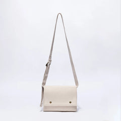 Summer Canvas Square Bag for Women, Art Fresh Girl Messenger Bag