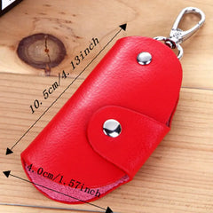 Leather Key Chain Accessory Pouch Bag Wallet Case Key Holder