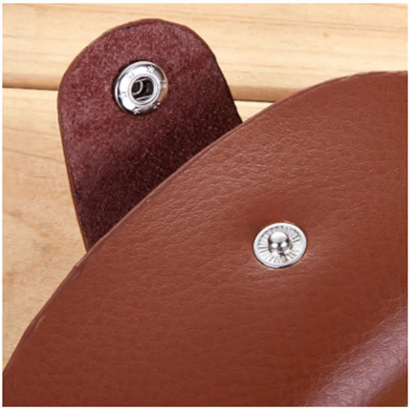 Leather Key Chain Accessory Pouch Bag Wallet Case Key Holder