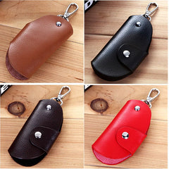 Leather Key Chain Accessory Pouch Bag Wallet Case Key Holder
