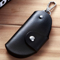 Leather Key Chain Accessory Pouch Bag Wallet Case Key Holder