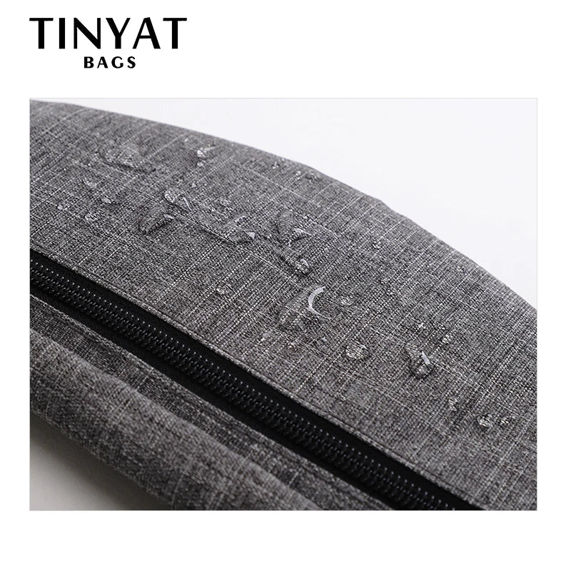 Canvas Waist Bag for Women Functional Fanny Pack Male B