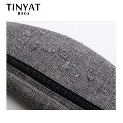 Canvas Waist Bag for Women Functional Fanny Pack Male B