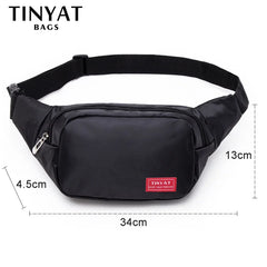 Men's Belt Bag Sports Man Waist Bag Water Proof Fanny Pack Pouch