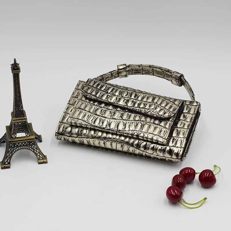 Patent Leather Crossbody Shoulder Bag Chains Women Purse
